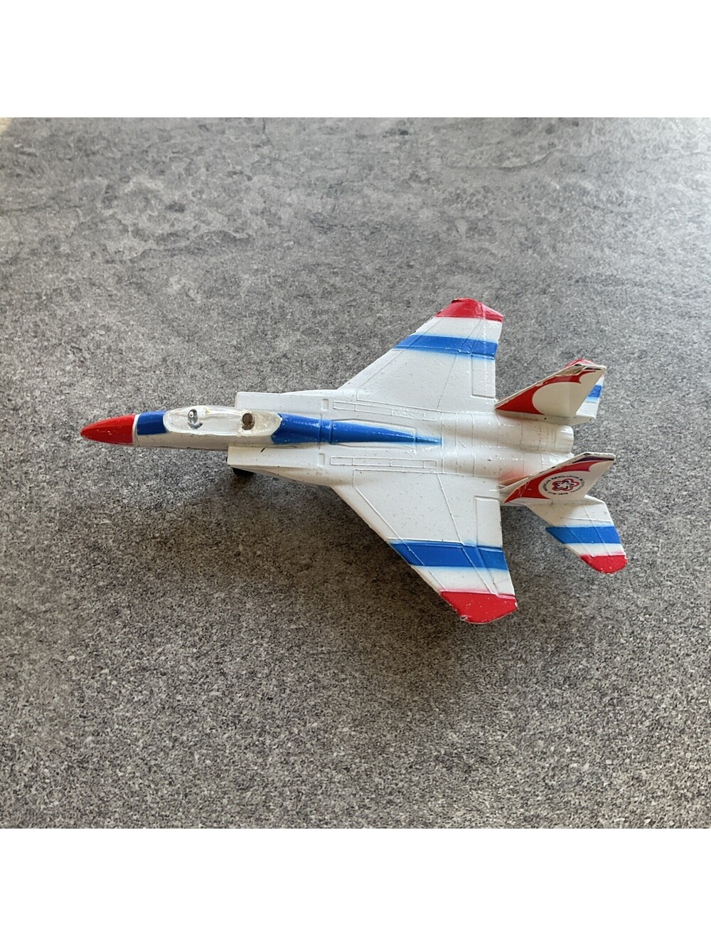 American Revolution Bicentennial F-15 Eagle Patriotic Fighter Jet Metal Diecast